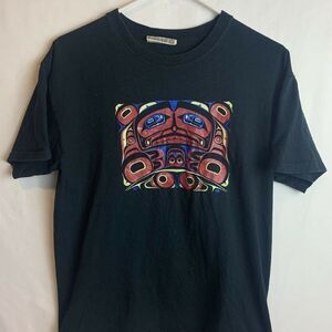 Native Origins American Indian Black T-Shirt Size Medium Cherokee Sioux